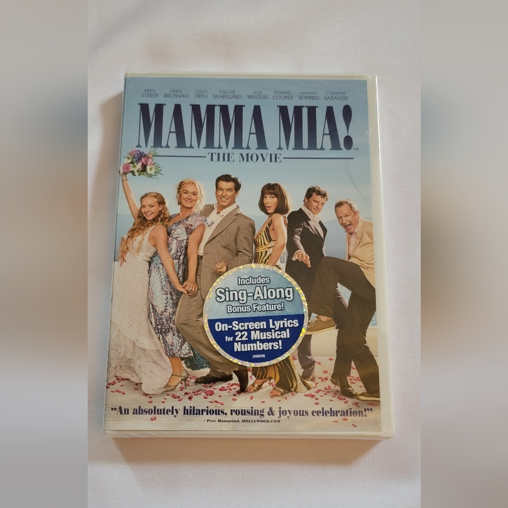 NWOT Mamma Mia The Movie DVD
